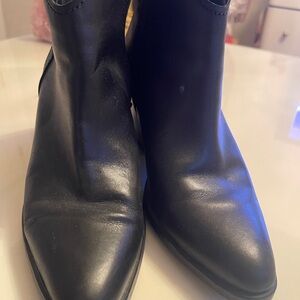 Naturalizer Classic Black Ankle Boots